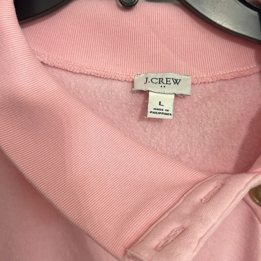 J Crew pink asymmetrical button up collar - Picture 4 of 7